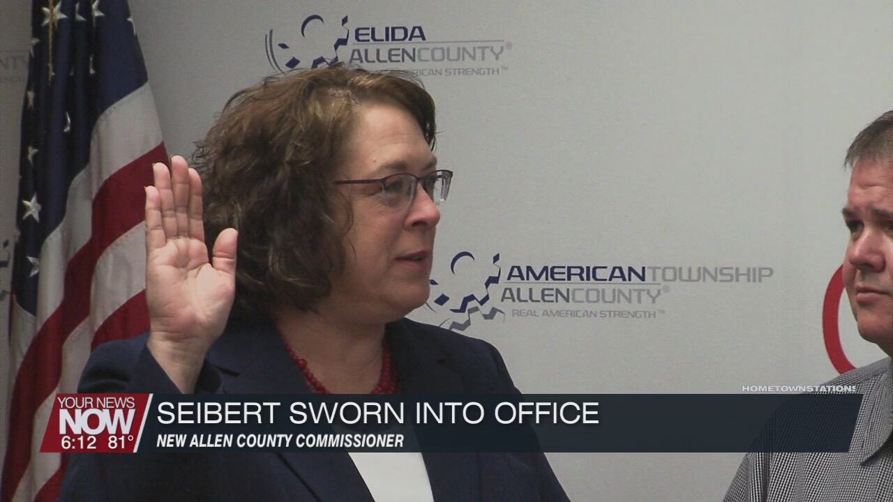 Seibert sworn in as Allen County Commissioner